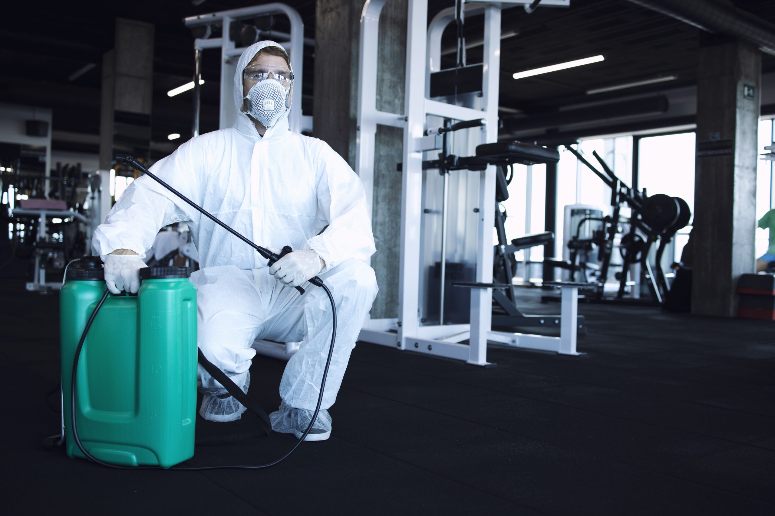 Gym disinfection
